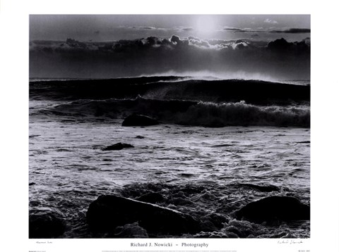 Framed Montauk Surf Print