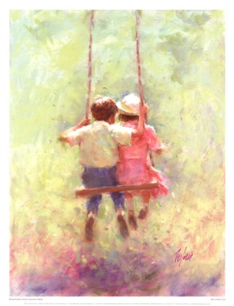 Framed Summer Swing Print