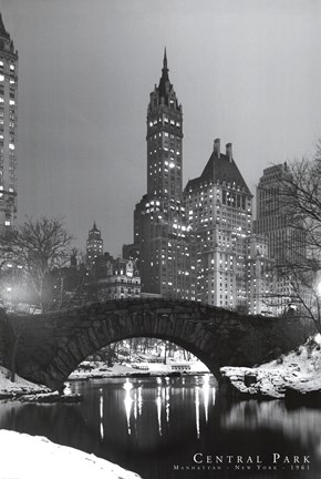 Framed Central Park, c.1961 Print