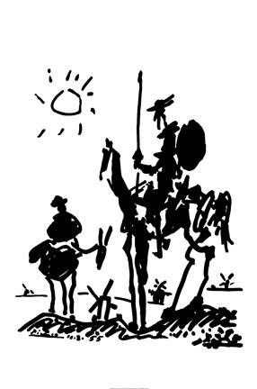 Framed Don Quixote Print