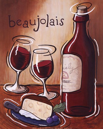 Framed Beaujolais Print