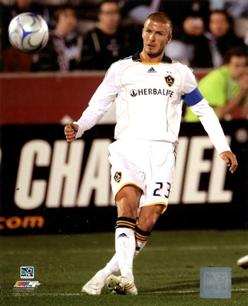 Framed David Beckham 2008 Action(#81) Print