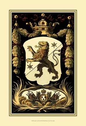 Framed Family Crest III Print