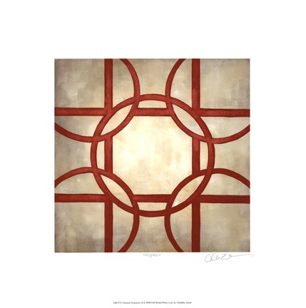 Framed Classical Symmetry II (Le) Print
