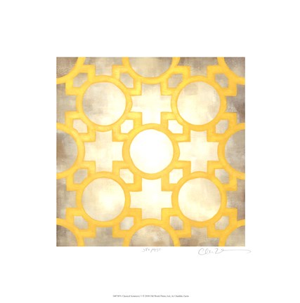 Framed Classical Symmetry V (Le) Print