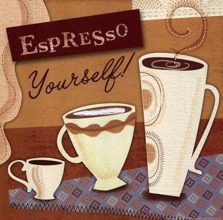 Framed Espresso Yourself Print