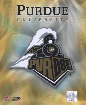 Framed 2008 Purdue University Logo Print