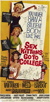 Framed Sex Kittens Go to College Print