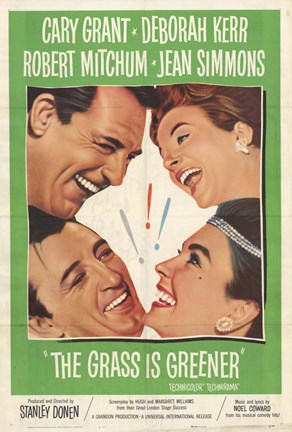 Framed Grass Is Greener movie poster Print