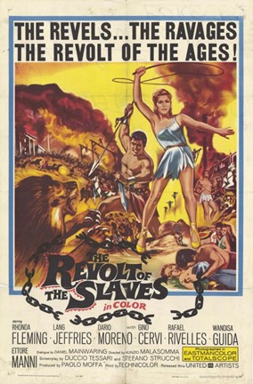 Framed Revolt of the Slaves Print