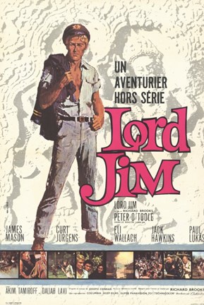 Framed Lord Jim Film French Print