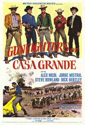 Framed Gunfighters of Casa Grande Print