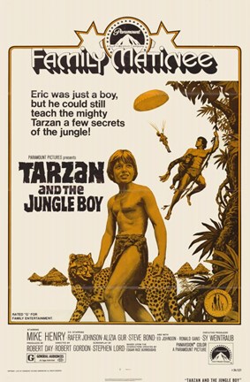 Framed Tarzan and the Jungle Boy, c.1968 Print