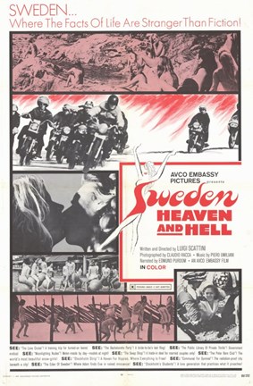 Framed Sweden Heaven and Hell Print