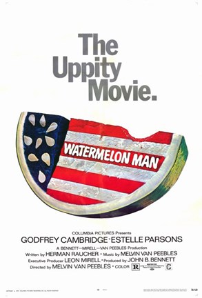 Framed Watermelon Man Uppity Movie Print