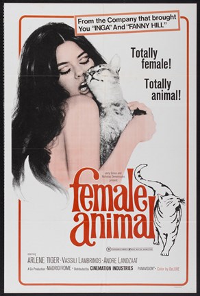 Framed Female Animal Print