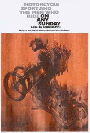 Framed On Any Sunday - Motorcycle rider Print