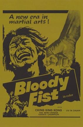 Framed Bloody Fist Print