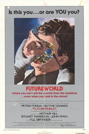 Framed Futureworld Peter Fonda Print