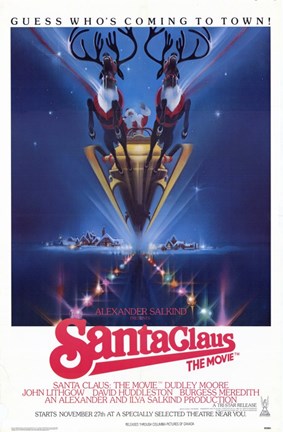 Framed Santa Claus: The Movie By Alexander Salkind Print