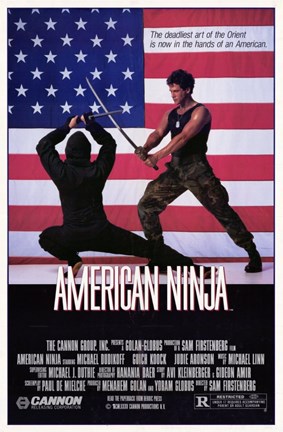 Framed American Ninja Print