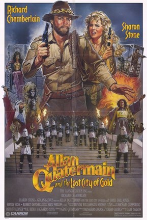 Framed Allan Quatermain and the Lost City of Gold Print