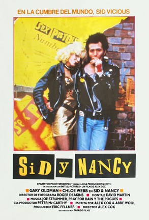 Framed Sid and Nancy - Spanish Print