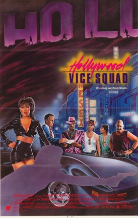 Framed Hollywood Vice Squad Print