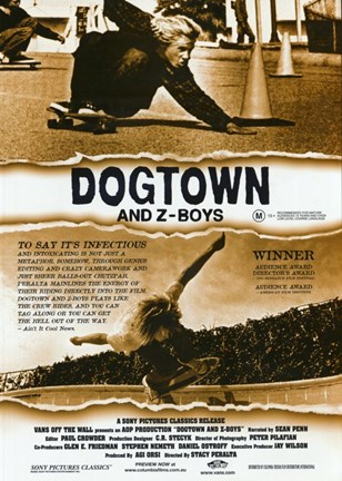 Framed Dogtown and Z-Boys Sepia Print