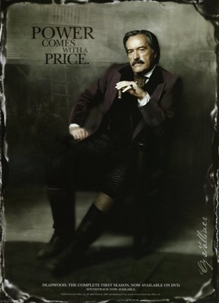 Framed Deadwood Powers Boothe as Cy Tolliver Print