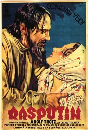 Framed Rasputin Print