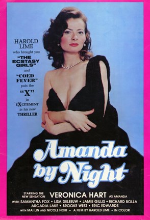 Framed Amanda By Night Print