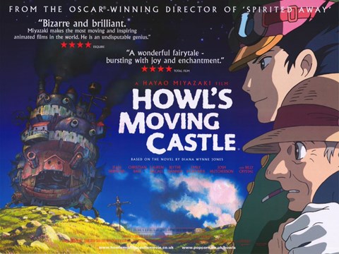 Framed Howl&#39;s Moving Castle Bizarre and Brilliant Print