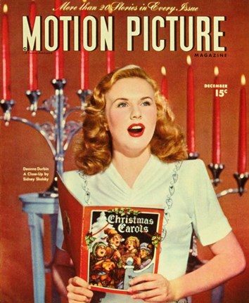 Framed Deanna Durbin - Motion Picture Print