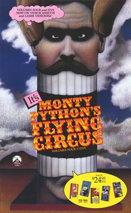 Framed Monty Python&#39;s Flying Circus Print