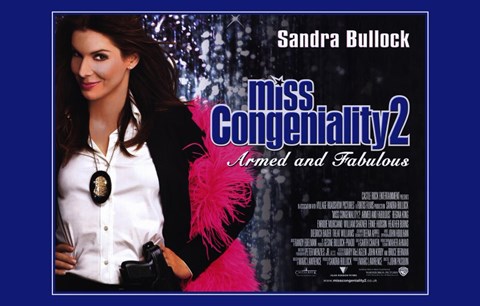 Framed Miss Congeniality 2: Armed and Fabulous Sandra Bullock Print