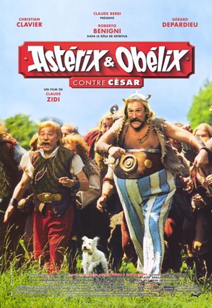 Framed Asterix and Obelix vs. Caesar Print
