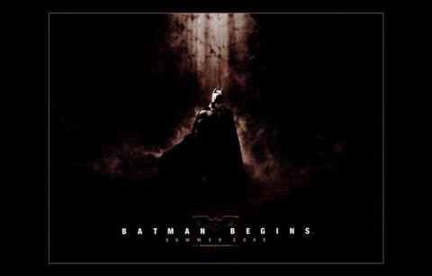 Framed Batman Begins Summer 2005 Print