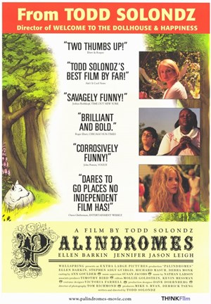 Framed Palindromes Movie Print