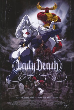 Framed Lady Death Print