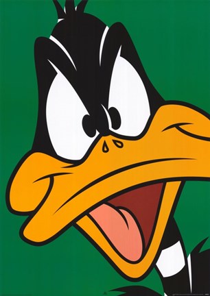 Framed Daffy Duck Print