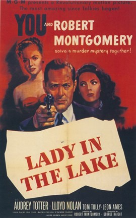 Framed Lady in the Lake Movie Print