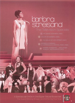 Framed Barbara Streisand Print