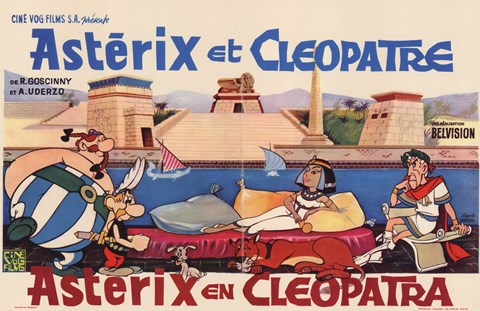 Framed Asterix and Cleopatra Print