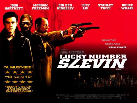 Framed Lucky Number Slevin - Horizontal Print