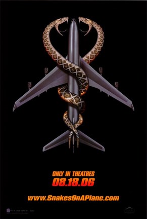 Framed Snakes on a Plane in Theaters Print