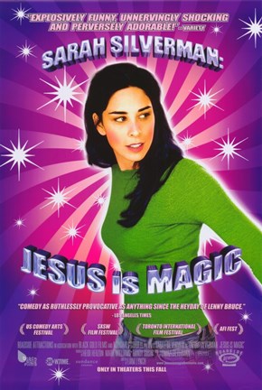 Framed Sarah Silverman: Jesus is Magic Print