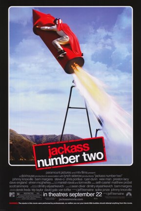 Framed Jackass: Number Two - rocket Print
