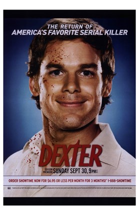 Framed Dexter Dark Print