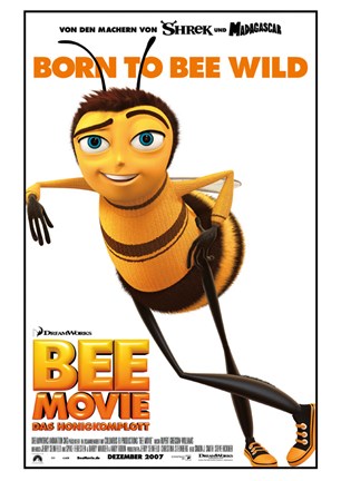 Framed Bee Movie Born to Bee Wild Print